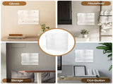 Transparent Acrylic Wall Mount Glove Holder for Easy Access 1Set V1370-AZ4-16948