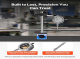 Dial Test Indicator with Dual Rod Stand and Storage Case, 0.03 mm Accuracy, 0-25.4mm Range, Fine V952-NJCLGJGJDBFB3JPMJ001V0