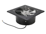 Kitchen Exhaust Fan 9.8 Inch Carbon Steel 2800RPM 80W 7 Blades Quiet Wall Mount Fume Extractor V1294-YM0901-3113250022311