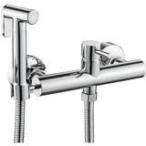Bathroom Concealed Bidet Shower Set, Hot and Cold Hand Spray, Hot Water Toilet, Black V1237-ZY-715-028