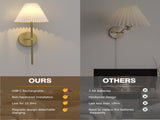 Battery Operated Wall Sconces Set of 2,Gold Rechargeable Wall Lights with Remote,3000mAh Dimmable 3 V1171-CB-WLG-UMBRELLA-CCT-RGB-USB2