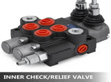 Hydraulic Valve 2 Spool Hydraulic Directional Control Valve 11gpm Hydraulic Control Valve Double V952-KZF2S11GPMYY00001V0