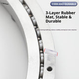 9.8 Inch Mute Lazy Susan Bearing Base -77-130 pounds Capacity Aluminum Heavy Duty Lazy Susan V1192-AZ-W-2615