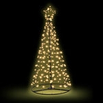 2.1M Christmas Tree LED Solar Warm Jingle Jollys XMAS-FAIRY-SOLAR-7FT-WARM