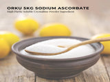 Orku 400g Sodium Ascorbate - High Purity Soluble Crystalline Powder Ingredient V238-SUPDZ-28861186277456