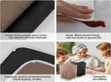 Adult Bibs for Men Women Elderly, Washable Clothing Protector with Debris Trap, Adjustable Closure, V1369-AZ3-W-18939