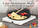 Cooking Utensils under 20,Onstick Crepe With Spreader 9.5 Inch Coating Flat Skillet Tortilla V1369-AZ3-W-17656