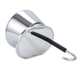 Single Spout Mocha Pot, Stainless Steel Espresso Maker Coffee Pot Lightweight Cafe Maker Portable V1192-AZ-W-3349