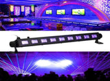 Dimmable LED UV Bar Black Light Lamp Fixture Portable High Bright 9LEDs Total Power 27W for Bar Club V1294-YM0901-L1678UK
