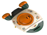 Cartoon Style Space Rocket Piggy Bank Money Bank Money Saving Jar Boys Girls Gift Morandi Green V1294-YM0703-3117230042012