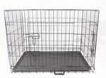 36' Portable Foldable Dog Cat Rabbit Collapsible Crate Pet Cage with Cover Blue V278-CR36-W-COVER-BLUE