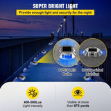 Driveway Lights 16-Pack, Solar Driveway Lights with Switch Button, Solar Deck Lights Waterproof, V952-TYNDD16JTBU000001V0