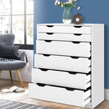 Artiss 6 Chest of Drawers - MYLA White FURNI-G-DT-4D2-WH-AB