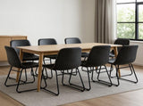 Levede 8x Dining Chairs Kitchen Table CH1111-2-BKX4