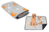 2Pcs Washable Pet Dog Training Pee Pad Reusable Absorbent Cushion Pet Pee Mat-Light Gray XL V1263-JX-7446-4