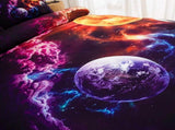 Cosmo Nebula Planet Blaze Quilt / Doona / Duvet Cover set V745-AQ042527E3