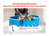 Portable Dog Bathtub, Elevated & Foldable Space-saving Pet Shower Station with Quick Drainage, V952-GJRQCWYGQLSKDSN88V0