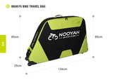 NOOYAH Bike BLUE Travel Case Bike Bag Shell EVA Tough material MTB Mountain Bike Road Bike TT 700c V382-BLUEBK007S