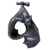 Halloween Bat-Shaped Candlestick Resin Hanging Garden Statue Sculptures Crafts Candle Holder for V1294-YM0716-10347709