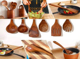 Kitchen Utensil Set - Wooden Utensils V1237-ZY-203-3398