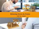 Electromagnetic Perpetual Motion Toy with Built-in Battery Scientific Desk Decor, Stress Relief & V1107-CS-DCJSYDJ