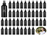 90PCS Black Plastic Spray Bottles, 4oz Portable Travel Bottle, 120 ml Fine Mist Sprayers, Refillable V1369-AZ3-W-08783