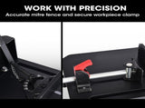 Baumr-AG 2400W 355mm 14" Metal Cut Off Cold Saw, Premium Low Spark Ceramic Alloy Tooth Blade, V219-SAWMCTBM3CSA