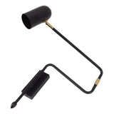 Swing Arm Wall Sconce Iron E27 E26 Adjustable Angle Modern Bedside Hardwired Reading Sconce for V1294-YM0901-3119230160711