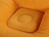 Inflatable Chair Single Sofa PVC Flocking Blow Up Lounge Couch for Living Room Bedroom Office V1294-YM0901-3116250014712
