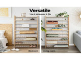 Artiss Shoe Rack Cabinet Bamboo 10-tier 50 Pairs BAM-B-SR2001-NT