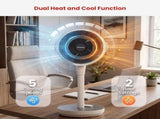 Dimplex Heat and Cool Air Circulator Pedestal Fan with LED Display and Timer DCACP30HC