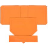 Thickened Rubber Baseball Bases for Yard and Field Training Orange 5Pcs V1369-AZ3-W-17147