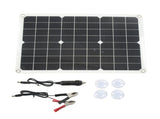 Solar Panel Kit Monocrystalline High Conversion Rate Dual USB Interface Output DIY Solar Panel for V1294-YM0716-3114220058211
