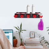 Spray ttle Organizer Wall Mount Rack for Home Use and Car Detailing with Space Saving Design V1366-AZ2-W-11329