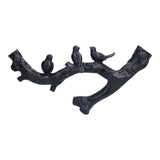 Decorative Hook Black Bird Branch Shape Three Dimensional Wall Mounted Home Decoration V1294-YM0523-3117210199711