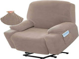 Power Lift Slipcover High Stretch Soft Jacquard Fabric with Side Pocket for Standard V1189-LC-RY-00201