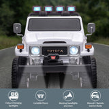 Kahuna Licensed Toyota FJ-40 2-Seat Kids Ride On Electric Toy Car 80W - White CAR-TYT-FJ40-WH
