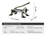 French Fry Cutter, Potato Slicer with 1/2" 3/8" 1/4" Stainless Steel Blades, Manual Potato Cutter V952-SYWSQSTJYJ12FI5HIV0