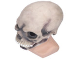 Halloween Scary Skull Mask Adult Full Head Latex Skull Helmet Glowing Eyes with Moving ChinDark Gray V1294-YM0523-3117210187812