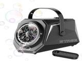 Bubble Machine Automatic Minute Big Bubbles Blower Maker for Outdoor Birthday Parties Black V1263-JX-7295-2