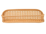 Rattan Wall Shelf Hand Crafted Durable Natural Rattan Hanging Rack Wall Storage Shelf for Bathroom V1294-YM0716-3117220168211