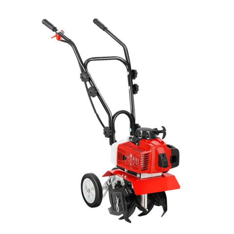 Giantz 88CC Tiller Garden Cultivator Rototiller 4 Blades Soil Plower Rotary Hoe GTC-EITW-4B-N-RD