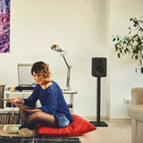 Kanto ST28 28" Universal Bookshelf Speaker Floor Stand - Black, Pair V398-KO-ST28