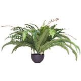 VEVOR Artificial Boston Fern Large Plastic Fern 80 Branches Indoor Outdoor Decor V952-XDSRZJLZWBHH076QJ001V0
