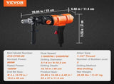 Diamond Core Drilling Machine, 4in Handheld Wet Concrete Core Drill Rig, 1100-2400RPM Two Speed & V952-SCJGSZKJYCY44KHH6V3