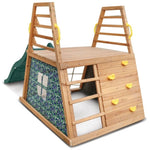 Lifespan Kids Cooper Climbing Frame with 1.8m Green Slide V420-LKSL-COOPER-GRN