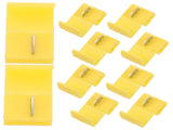 Worgeous Yellow Wire Connectors for Cars Quick Installation Components Waterproof Plastic 10pcs V1189-LWWAL-20260327-03340