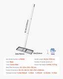 VEVOR 10x30in Lawn Leveling Rake 83.9 in Adjustable Handle for Yard Golf Court V952-CPPZPEKCGK10XK3HSV0