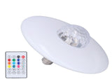 LED Projection Light Bluetooth Lamp Dynamic Ripple Effect E27 RGB Remote Control 24W 85265V V1294-YM0715-3119210311311