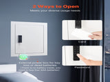 0.83 sq.ft Wall Safe, 3-Tier Hidden Wall Safe with Password, Key & Turning Knob, Q235 Cold-Rolled V952-BGBXJ4162522X2SV6001V9